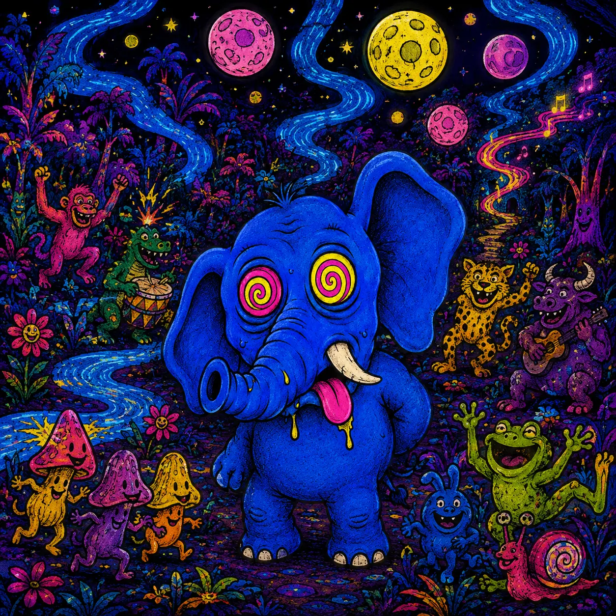 TRIPTRUNK story scene: The Never-Ending Jungle